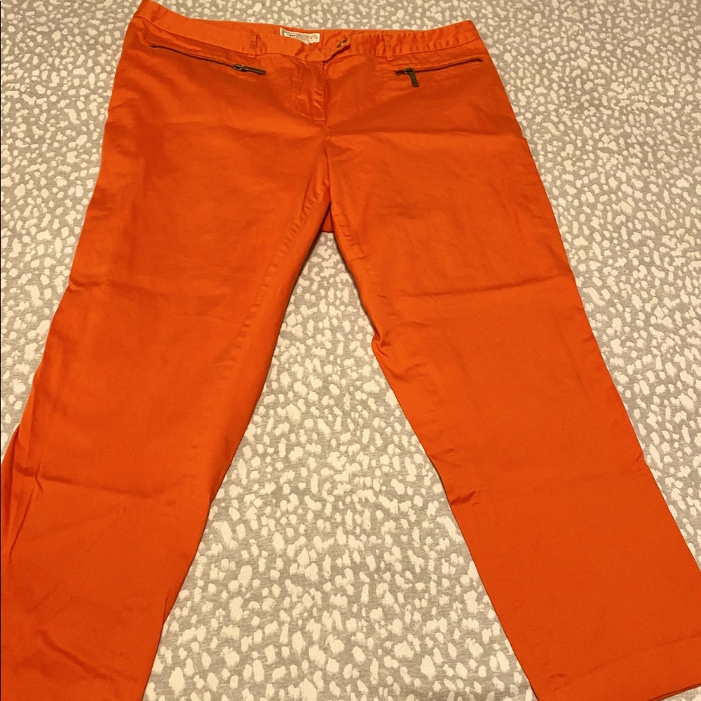 Orange Michael Kors Cotton-blend pants